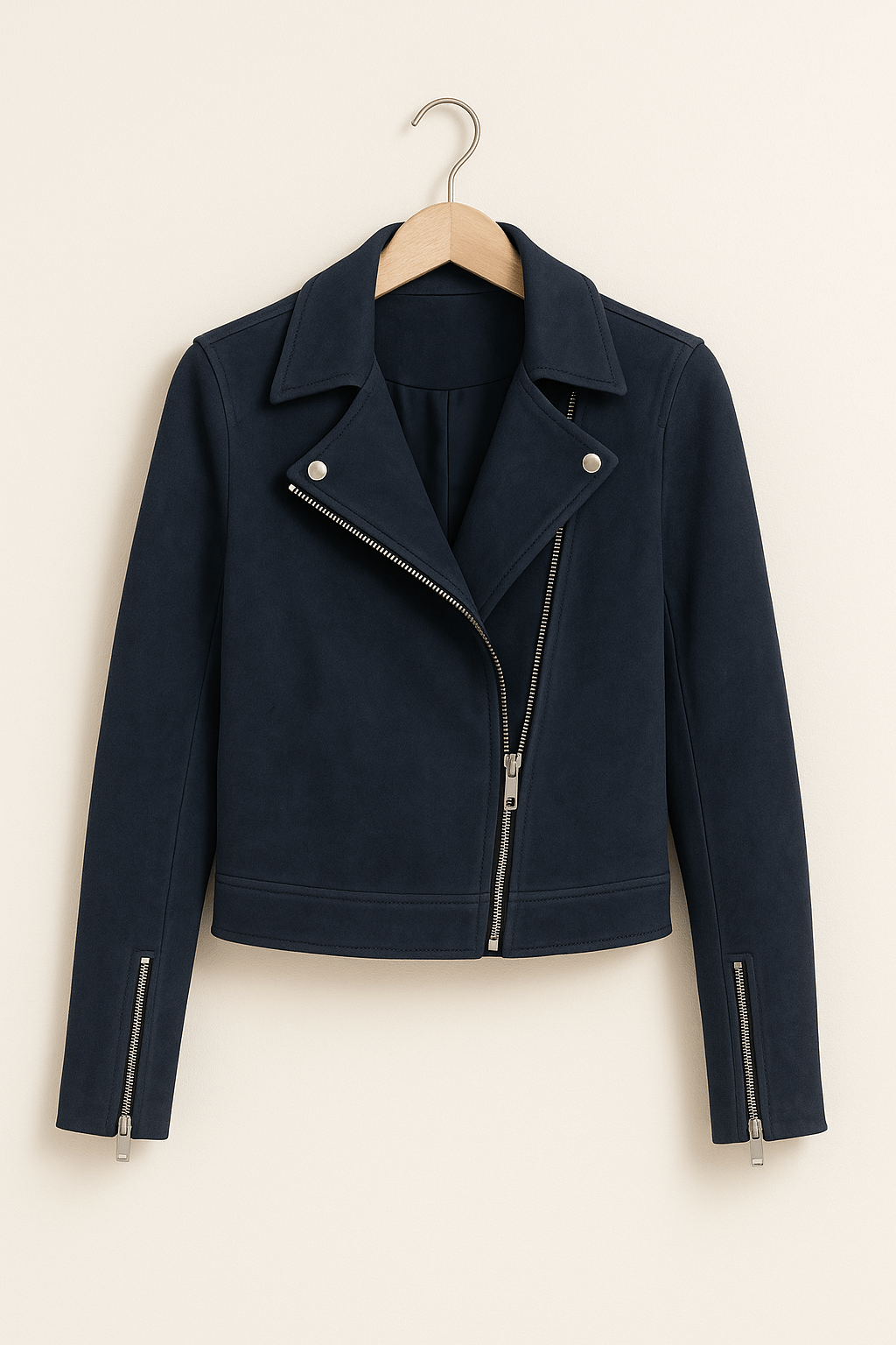 Blouson Cuir Élégant et Chic pour Femme