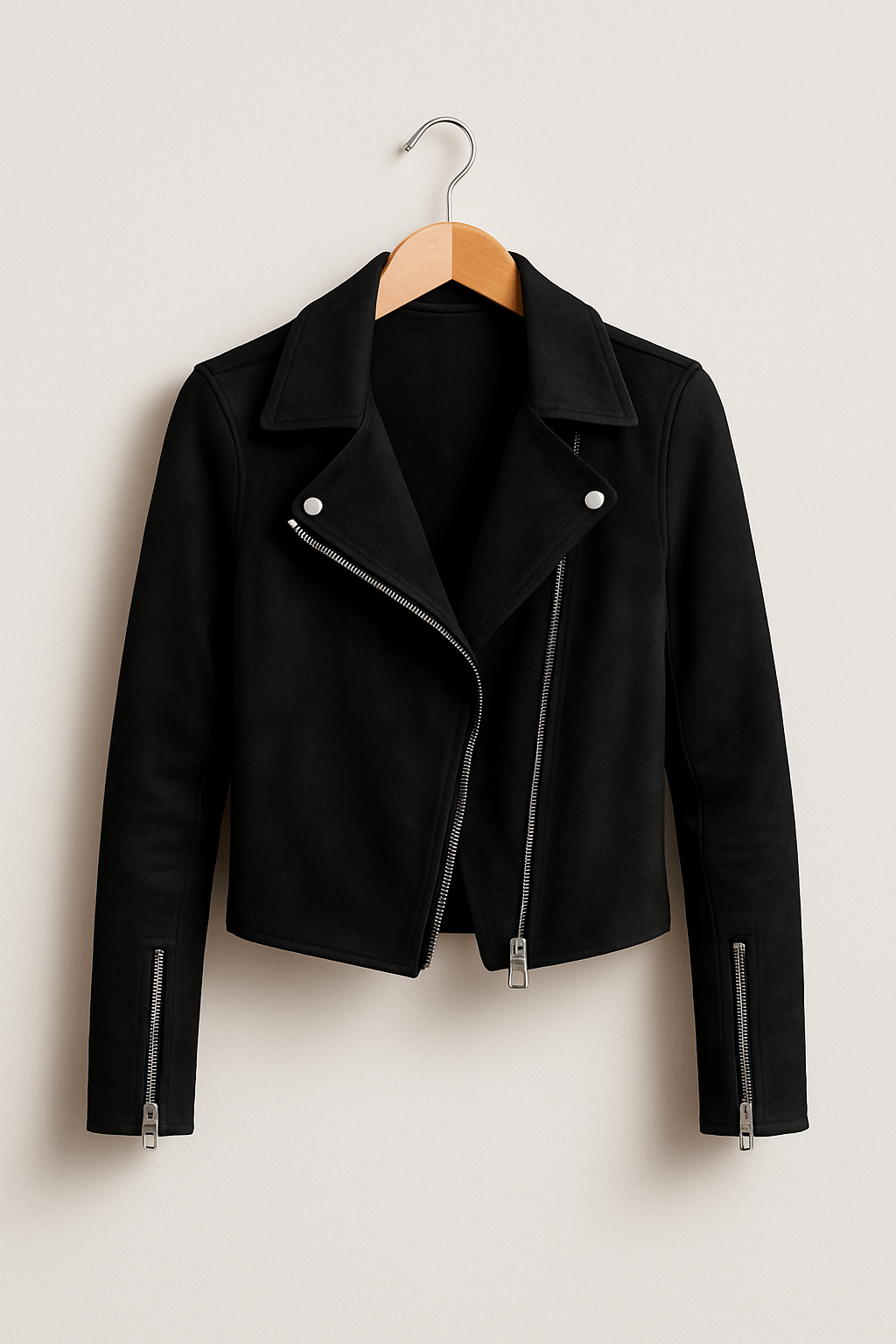 Blouson Cuir Élégant et Chic pour Femme