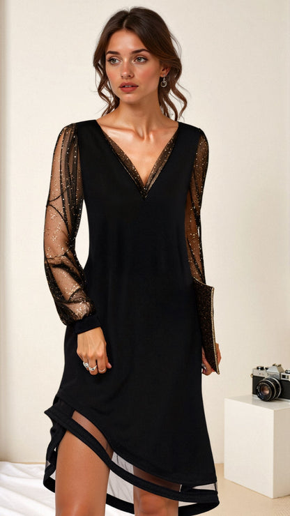 Robe de Soirée Été Glamour avec Paillettes - BerlinGlamour