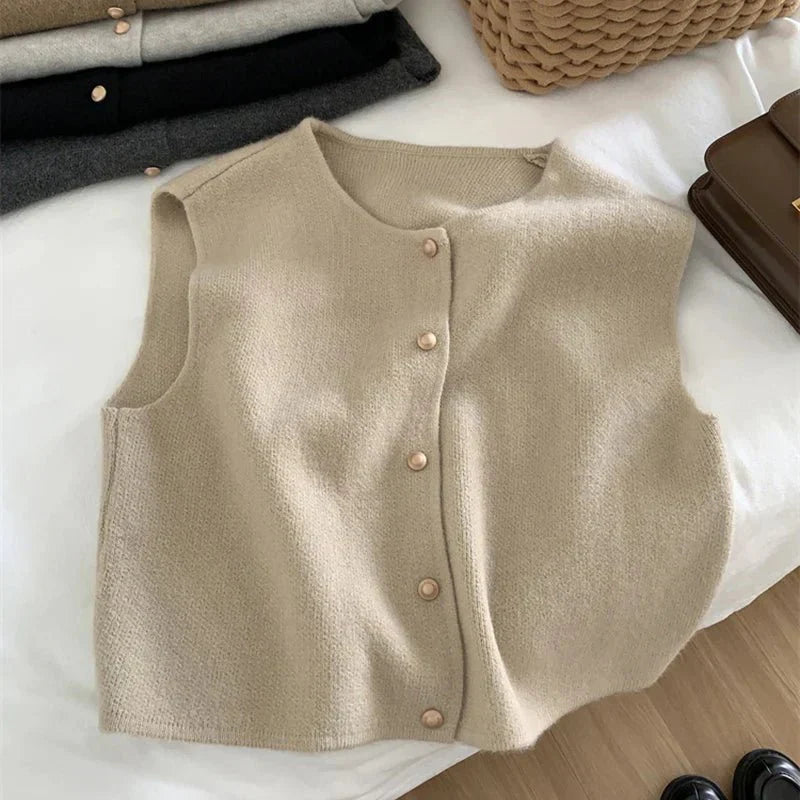Gilet Femme Chic sans Manches pour Été - PanierRoyale