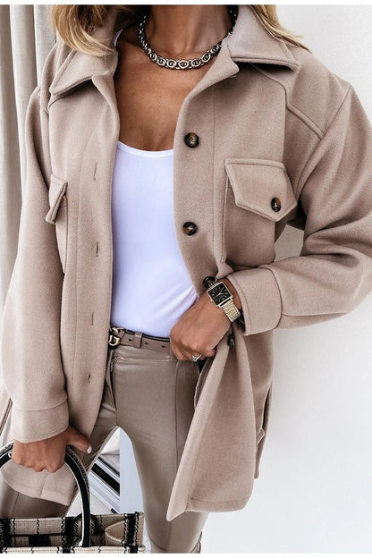 Veston Classique à Boutons et Poches - Veste Polyvalente pour Homme