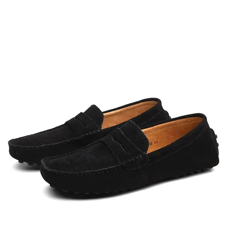 Mocassins Homme Cuir Souple Confort Classique
