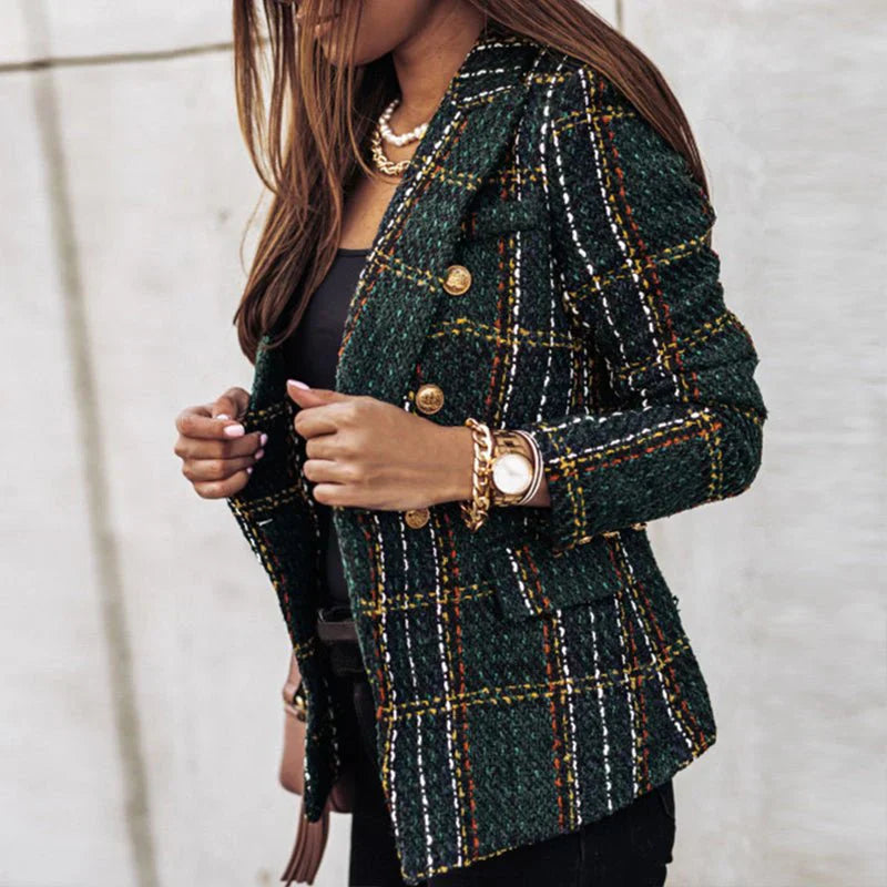 Cardigan Tricot Rayé Manches Longues pour Femme