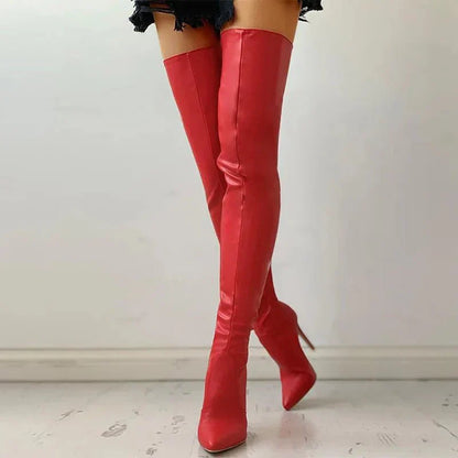Bottes Talons Hauts Zippées Femmes Chic et Élégantes