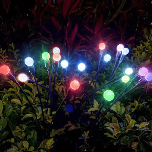 Guirlande solaire LED effet lucioles étanche IP65 automatique