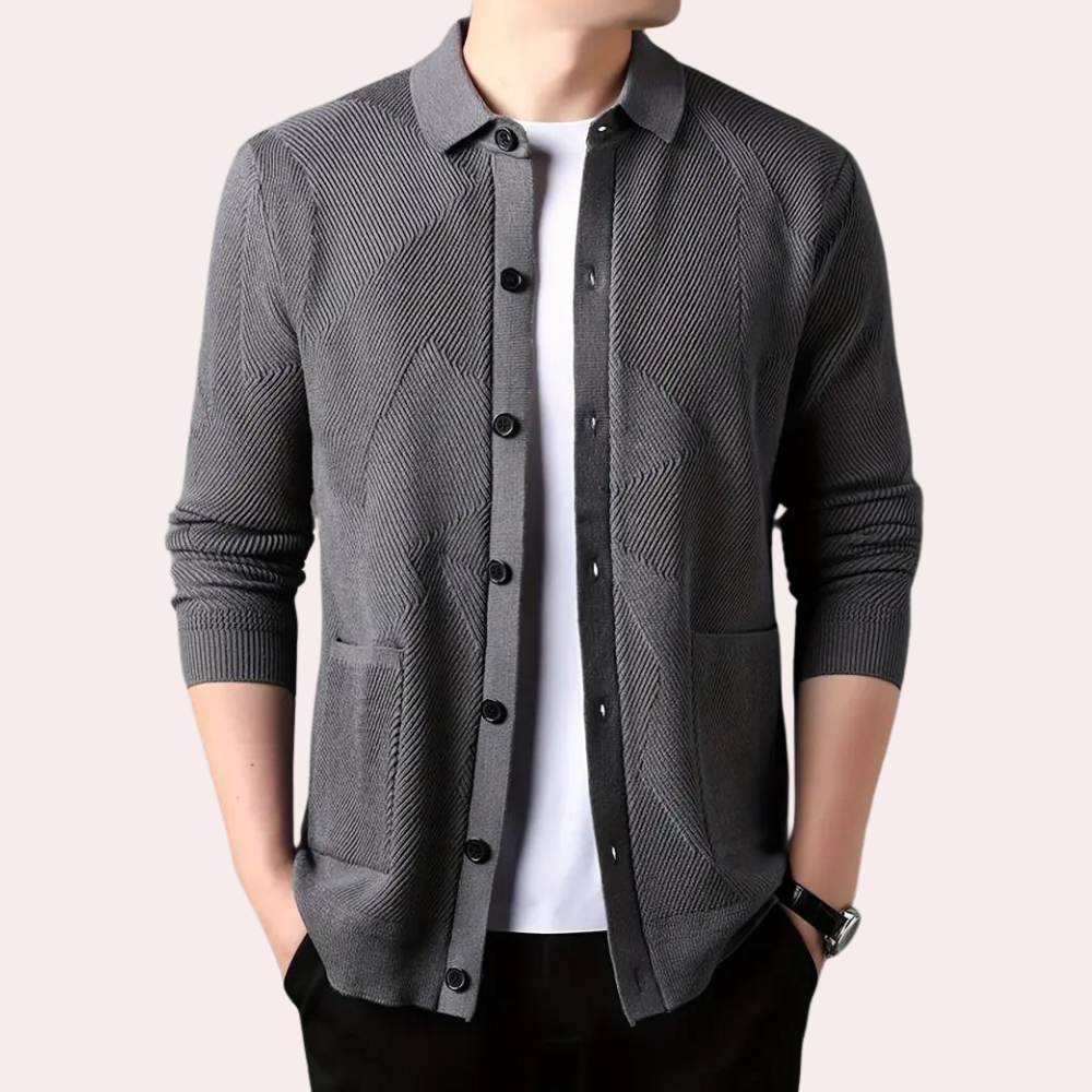 SAMUEL - Cardigan Tricoté pour Hommes