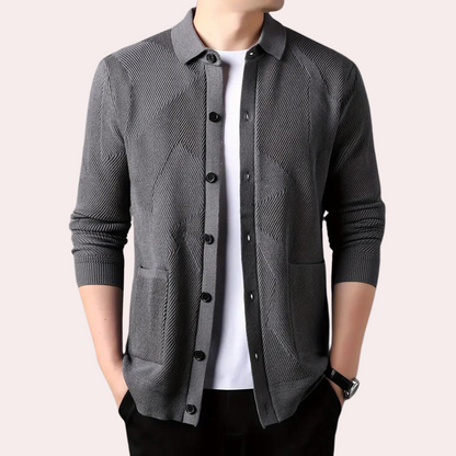 SAMUEL - Cardigan Tricoté pour Hommes