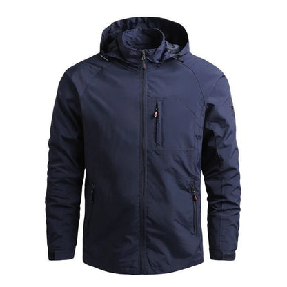 Blouson Homme Imperméable avec Poches Zippées