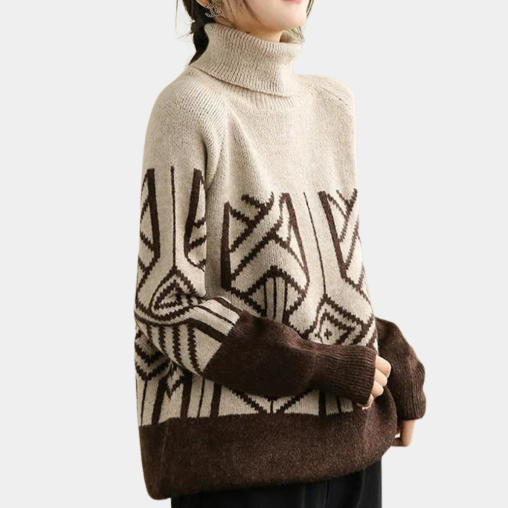 Pull Col Montant - vue 3