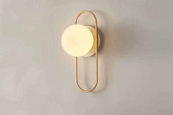 Lampe Murale LED Or Élégante Design Moderne