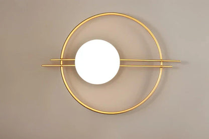 Lampe Murale LED Or Élégante Design Moderne