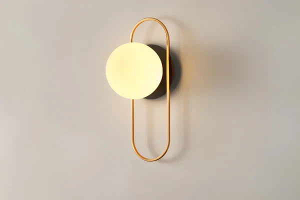 Lampe Murale LED Or Élégante Design Moderne