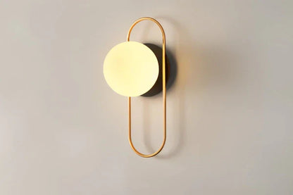 Lampe Murale LED Or Élégante Design Moderne