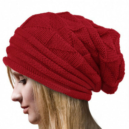 Chapeau Femme Hiver en Laine Chaude et Doux