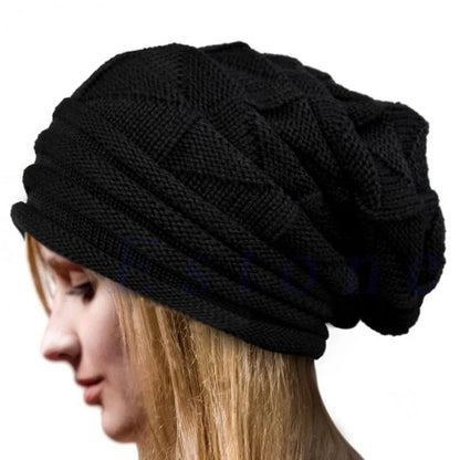 Chapeau Femme Hiver en Laine Chaude et Doux