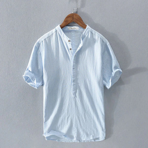 Chemise Homme Lin Coton Manches Longues Confortable