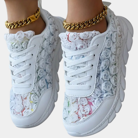 Chaussures Femmes à Talons Hauts avec Imprimé Floral Élégant - PanierRoyale