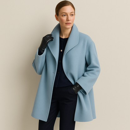 Manteau Femme Long Chaud et Élégant