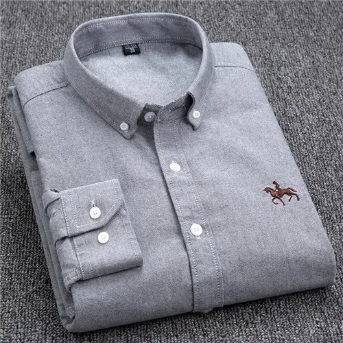 Chemise Marine Rayée Élégante pour Homme
