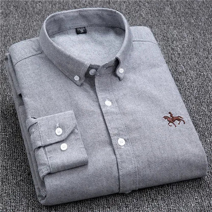 Chemise Marine Rayée Élégante pour Homme