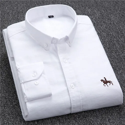Chemise Marine Rayée Élégante pour Homme