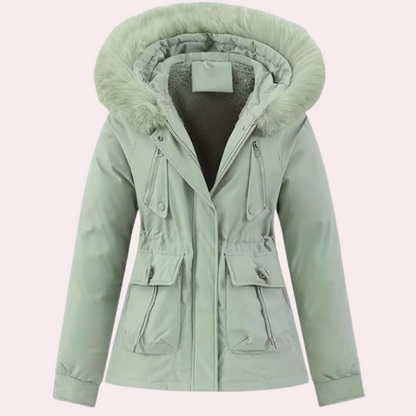 BELLA - Veste d'Hiver à Capuche Moderne pour Femmes
