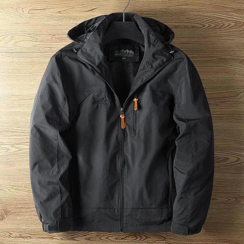 Veste de Randonnée Homme Imperméable avec Capuche