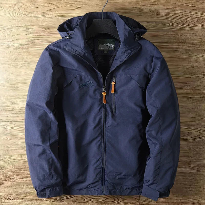 Veste de Randonnée Homme Imperméable avec Capuche