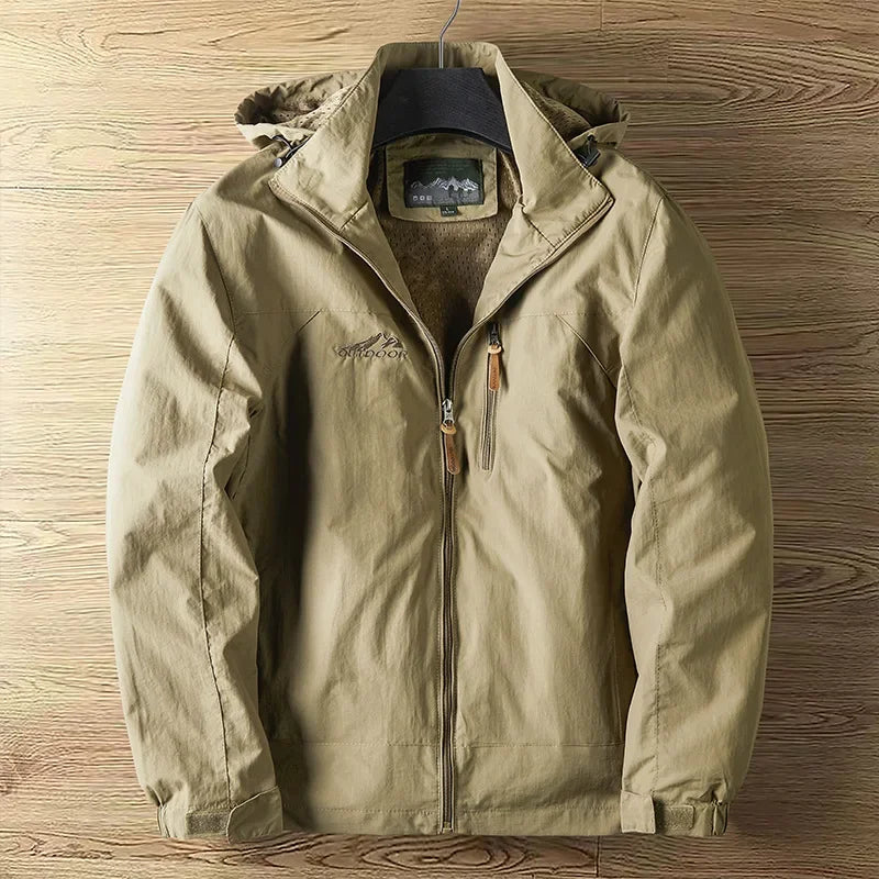 Veste de Randonnée Homme Imperméable avec Capuche