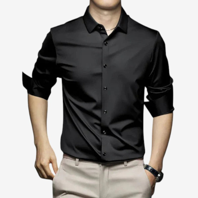 Chemise décontractée Manches Longues Boutonnées Relaxe