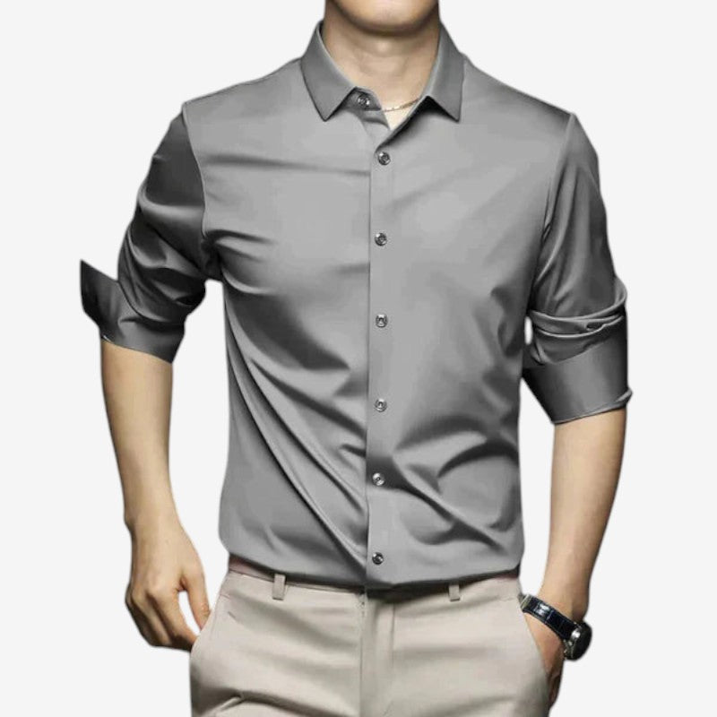 Chemise décontractée Manches Longues Boutonnées Relaxe