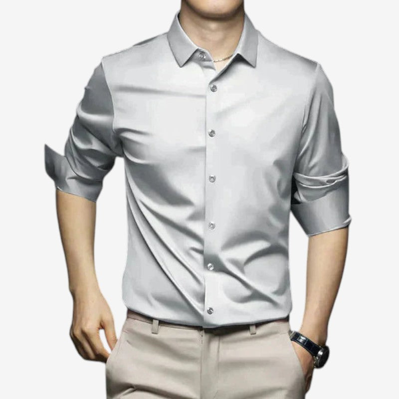Chemise décontractée Manches Longues Boutonnées Relaxe