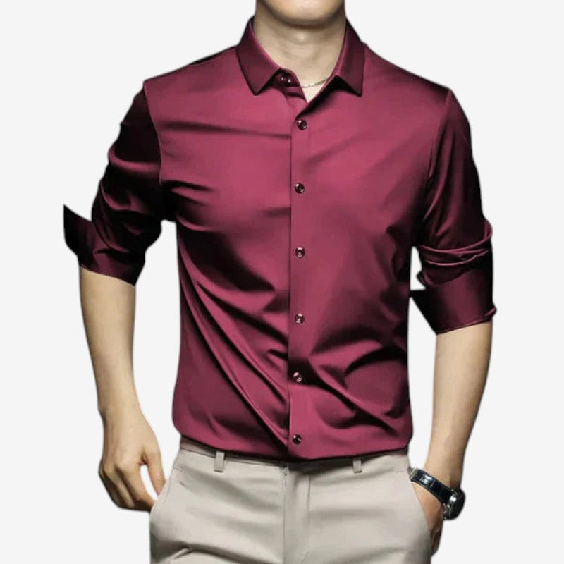 Chemise décontractée Manches Longues Boutonnées Relaxe