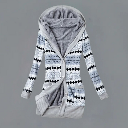 JOANA - Cardigan à Capuche Élégant pour Femmes