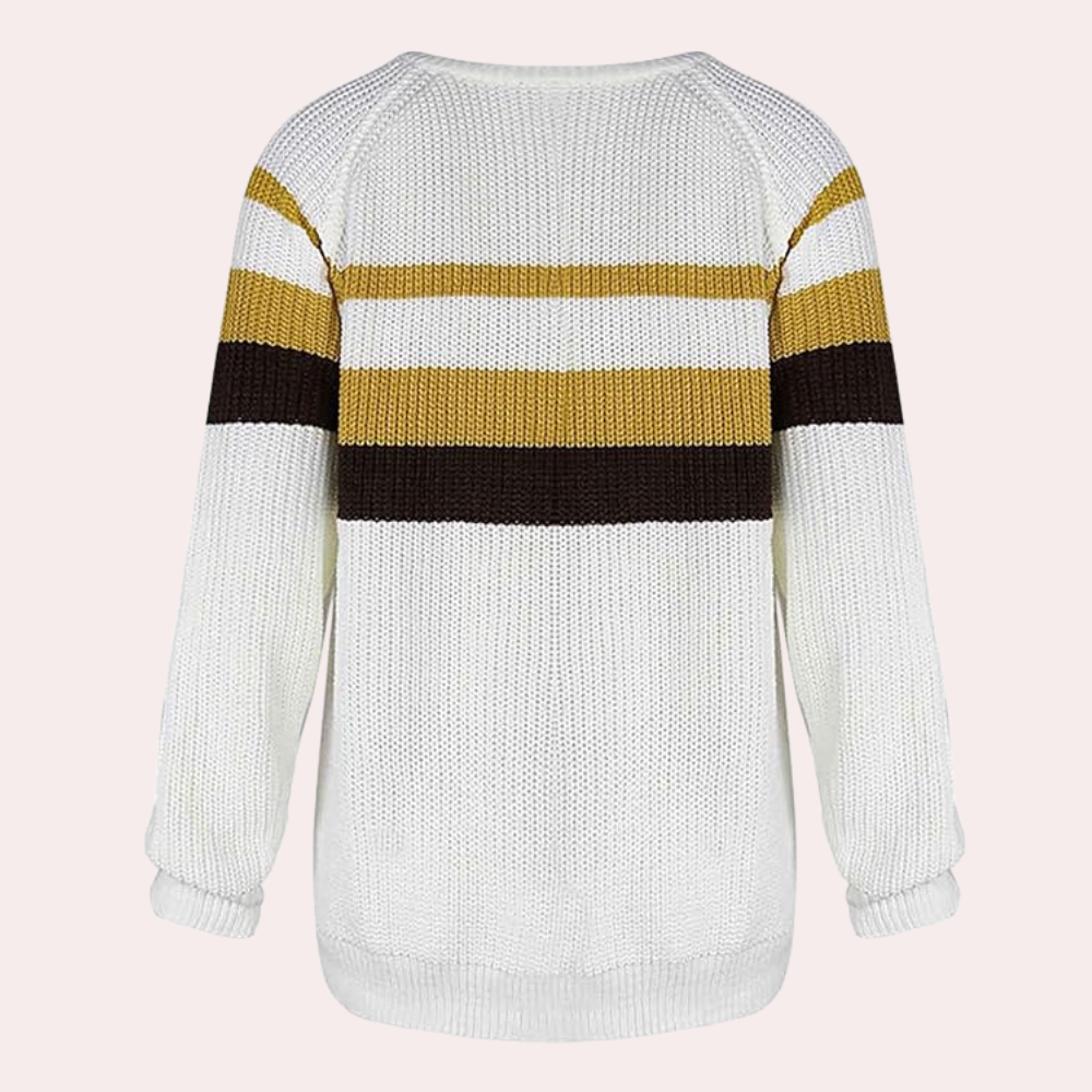 Pull Femme Tricoté Chic et Élégant - PanierRoyale