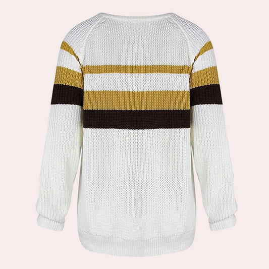 Pull Femme Tricoté Chic et Élégant - PanierRoyale