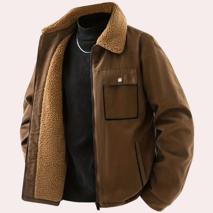 Veste Hiver Homme Doublure Polaire Chaude et Élégante