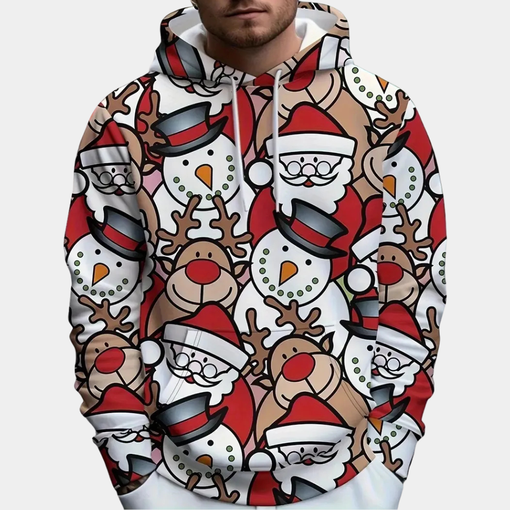 Sweat à Capuche Festif