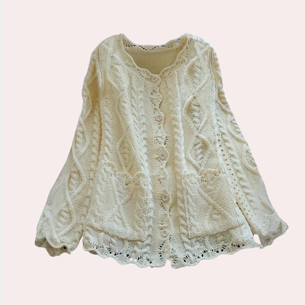 Cardigan Femmes Tricot Chaud et Confortable - PanierRoyale