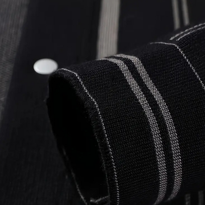 EMILIO - Gilet Rayé Chic pour Hommes en Style Décontracté