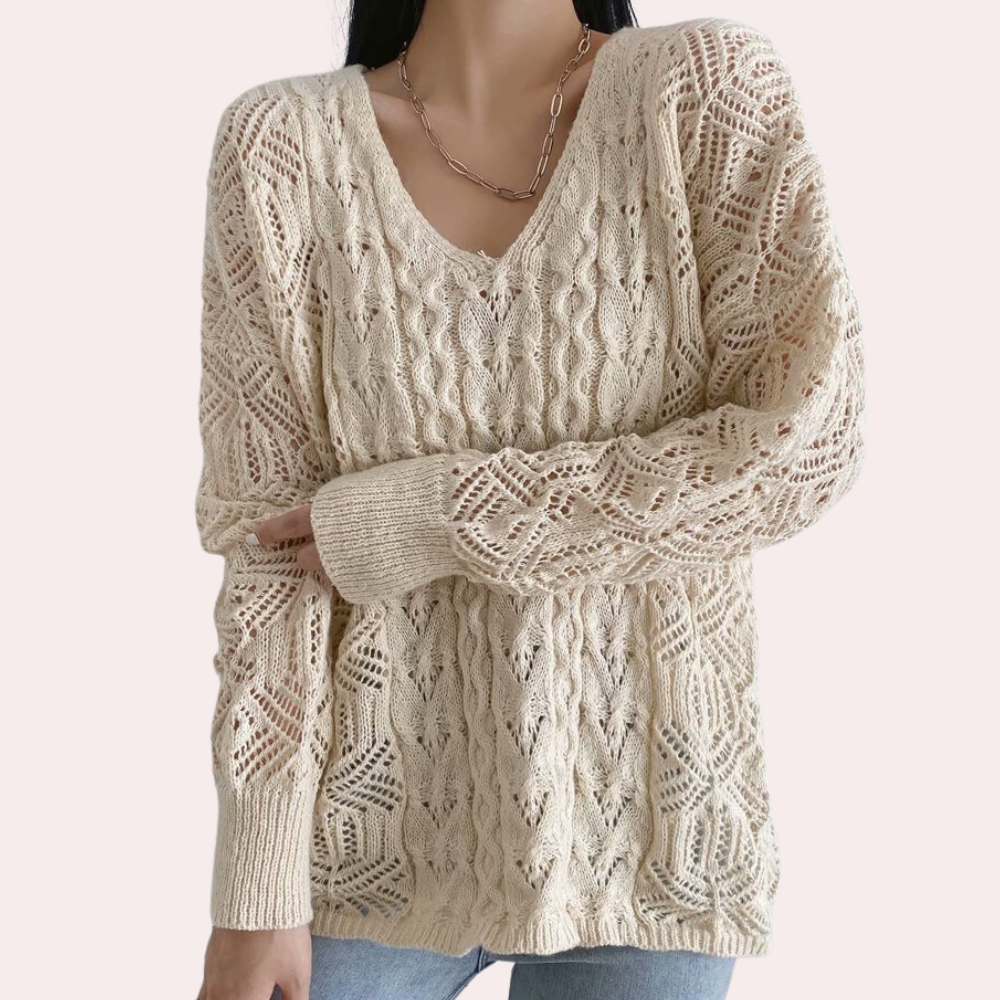 NAYLAH - Pull Texturé pour Femmes