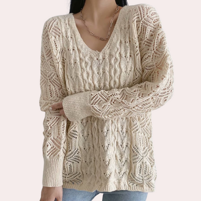 NAYLAH - Pull Texturé pour Femmes