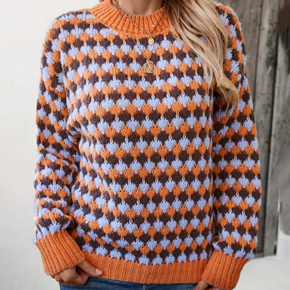 JULIA - Pull Tricoté Raffiné pour Femmes