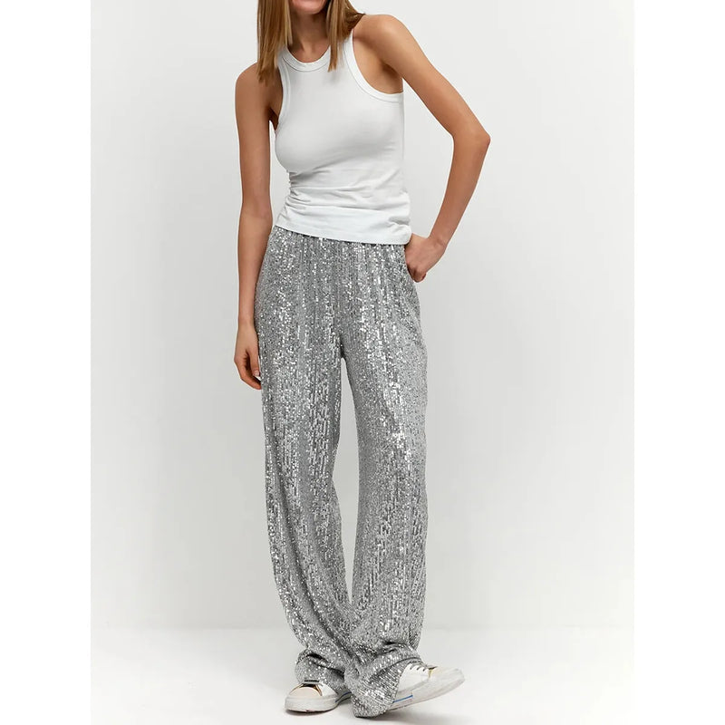 Pantalon Femme Confortable à Poches avec Coupe Décontractée