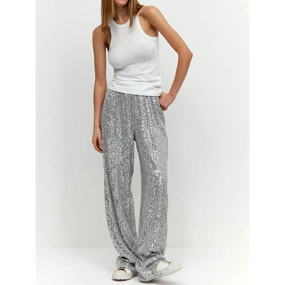 Pantalon Femme Confortable à Poches avec Coupe Décontractée