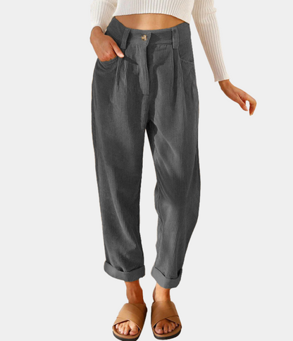 Pantalon Velours Slim Fit Élégant pour Homme