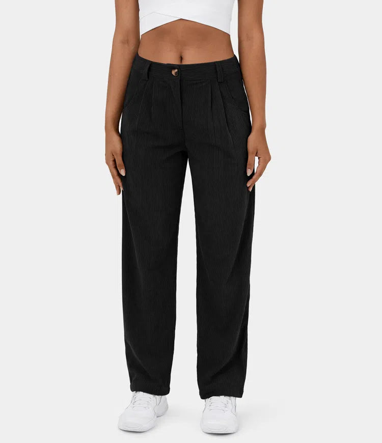 Pantalon Velours Slim Fit Élégant pour Homme