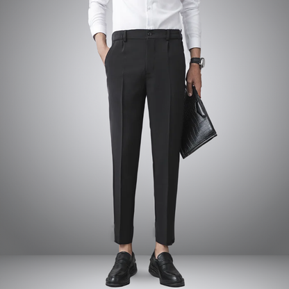 Pantalon Homme Élégant en Beige Taille Parfaite