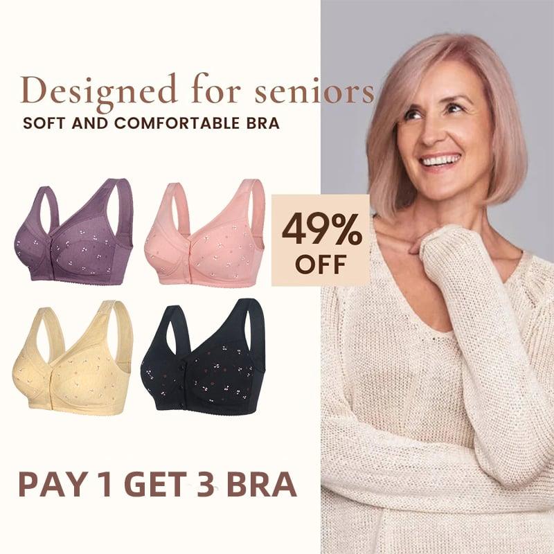 Soutien-gorge Femme Coton Fermeture Frontale Confortable