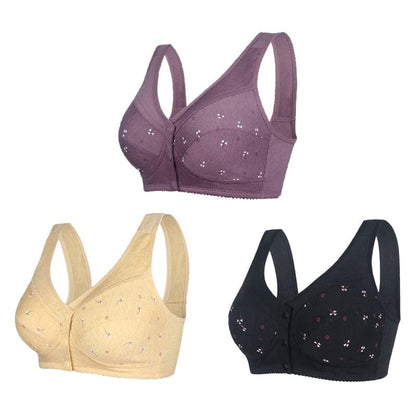 Soutien-gorge Femme Coton Fermeture Frontale Confortable